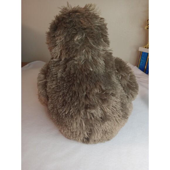 SLOTH plush brown 16" fuzzy stuffed animal Bearington Collection - Picture 3 of 6